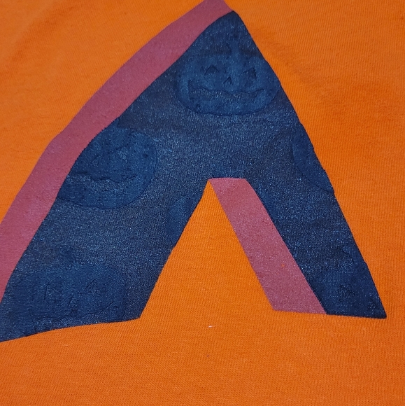 Pumkin Graphic Print Tee Shirt Size XL Jack-o-lantern Short Sleeve Crewneck Fun - Picture 12 of 14